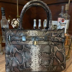 Vegan Snakeskin Purse